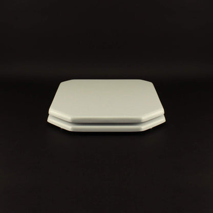 ACB/COLBAM toilet seat, 1930, OTTAGON, white with slow-closing hinge, Soft Close Cromo-Duravit.