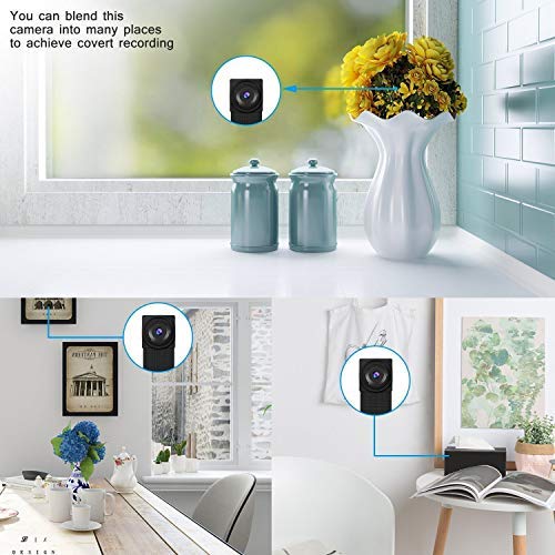 Mini camera, 1080P video recorder portable small IP camera P2P wireless with motion sensor, app control for IOS and android.