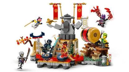 LEGO NINJAGO Tournament Arena Adventure Toy for Kids, Ninja set with 6 minifigures, collectible building set, birthday gift for boys and girls 7+ years old 71818