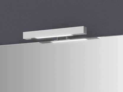 Sieper bathroom mirror Girona with lighting & shelf, cool white, wall mirror, energy-saving 60cm