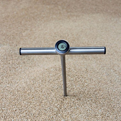 AGRETO Temperature probe, hay probe, 185 cm lance length, robust industrial thermometer, measuring range up to 110 °C, reliable temperature control, 5 years manufacturer's guarantee
