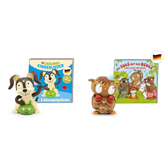 Tonies audio figurine for Toniebox & audio figurines for Toniebox, The Owl with the Bump and her friends - song album, children's songs for kids aged 3 and up, playtime approximately 41 minutes.