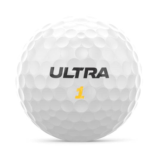 Wilson golf balls, Ultra Distance, two-piece golf ball, 24 balls, White.