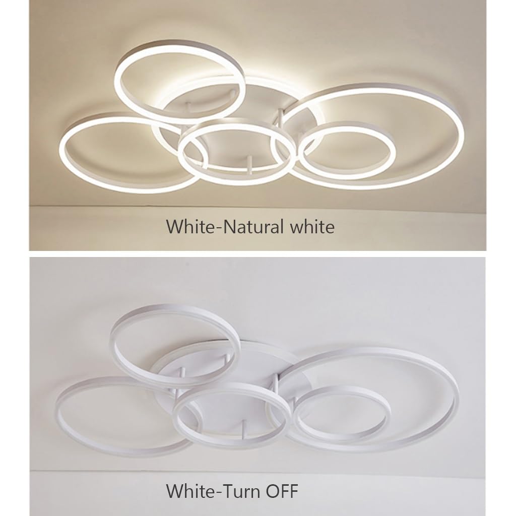 MyLjp LED ceiling light Simple Modern ceiling lamp Dimming Living room Atmospheric Rectangular ceiling spotlight Aluminum Acrylic Bedroom lamp Office Spotlight Kitchen Stepless White