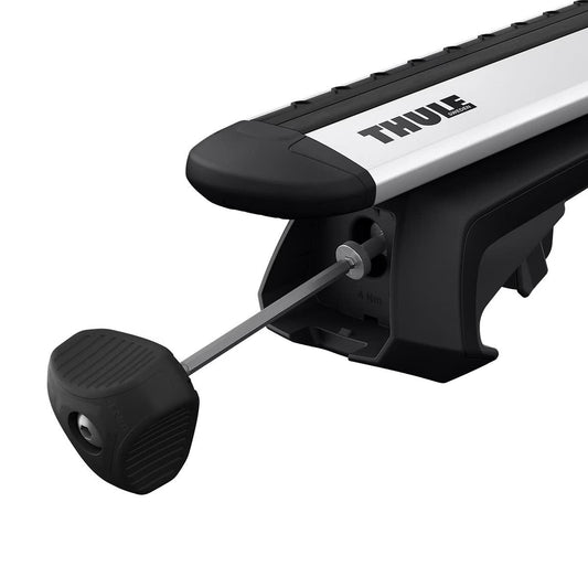 Thule Raised Rail Evo Foot Pack for vehicles with open railings, 710410, Black, One size