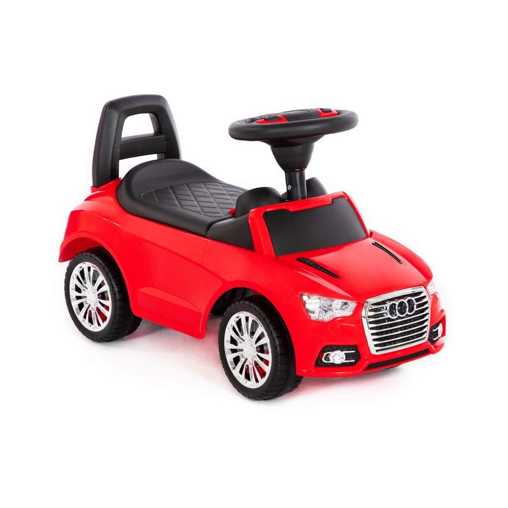 Slider car red Super Car No.2 Sound Kids push vehicle walking aid
