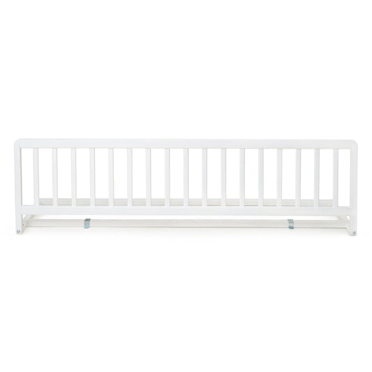 Geuther wooden bed guard | Bed rail for children | Bed guard as fall protection for bed | Baby bed guard for parents' bed, children's bed guard & baby bed in 140 cm length, white.