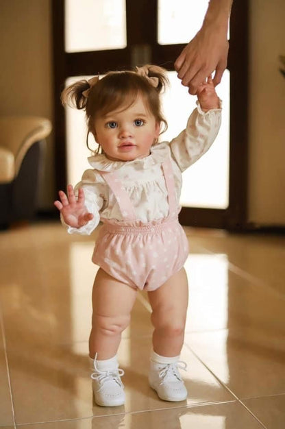 Anano Reborn Toddler Large Lifelike 26 Inch 70cm Reborn Baby Realistic Dolls Silicone That Look Like Real Babies Straight Legs Standing, Boys, With Clothing
