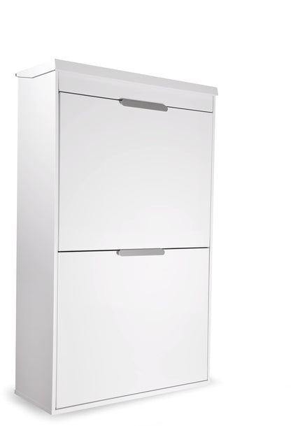 ARREGUI Ecoclas Plus CR621-E Steel Recycling System with Storage Box with Lid | 4x17L (68L) | 4 Sections Trash Can for Kitchen | Removable Inner Bins + Handle | White