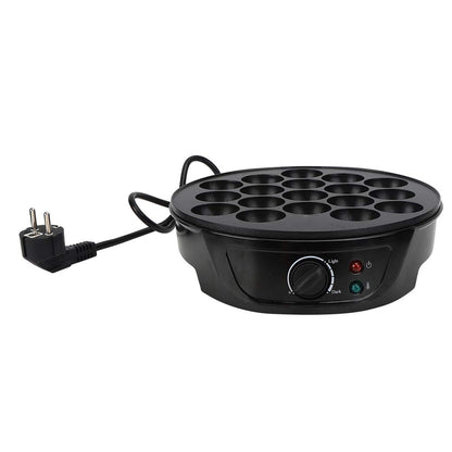 Japanese Takoyaki machine, 18-grid kitchen octopus ball maker mini electric baking mold for making snacks Takoyaki, 220-240V (EU)
