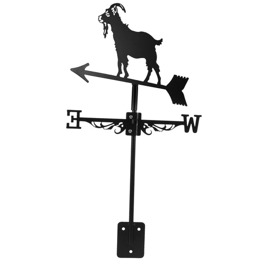 Support Wind Vane Goat Decorative Weather Indicator Made of Resilient Material for Garden, Roof, and Retro Design Windproof for Garden Decoration and Wind Direction Indicator
