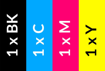 OBV 4X compatible XL toner for Oki C510 C510DN C530 C530DN MC561 MC561DN C511dn C531dn MC562dn black, cyan, magenta, yellow each 5000 pages
