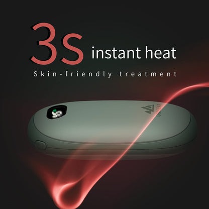 Unigear rechargeable hand warmer, 5200mAh reusable electric hand warmer power bank USB portable with adjustable heating levels from 35-55°C & digital display, heat for Raynaud's outdoor hiking.