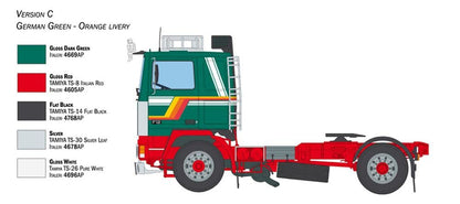 Italeri IT3957 3957S-1:24 Volvo F-12 Intercooler Low Roof-Modelmaking, Kit, Static model-making, Crafting, Hobby, Glueing, Plastic kit, Detailed, Unpainted, Multicolored
