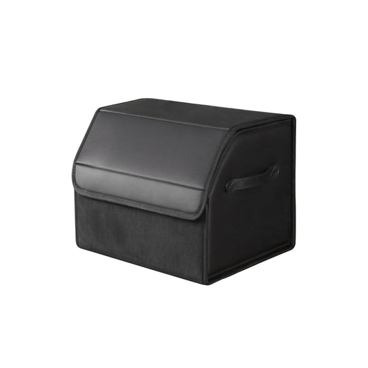 Car trunk waterproof, wear-resistant, foldable leather storage box, SUV sedan storage box, camping organizer, household classification box (small)