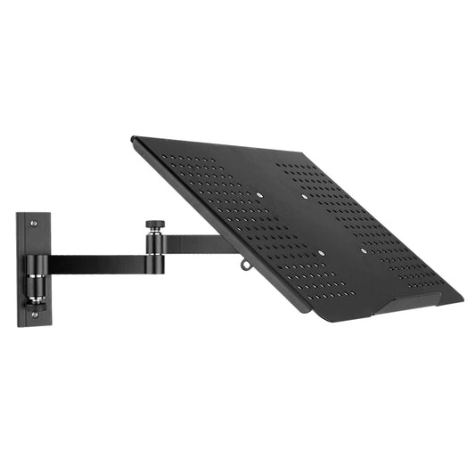 Spiral black universal wall mount with shelf adapter plate for laptop notebook netbook tablet PC Model: L52B-APBA