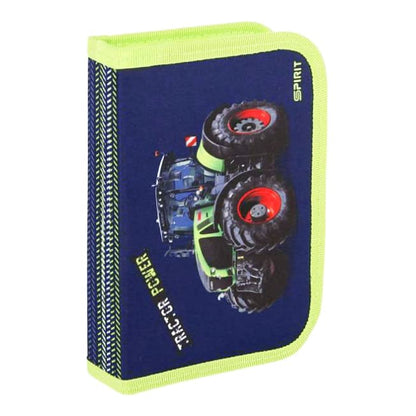 Generic tractor - bulldog - spirit cool school bag set 8 pieces including chest bag, sports bag, lunchbox, and water bottle.