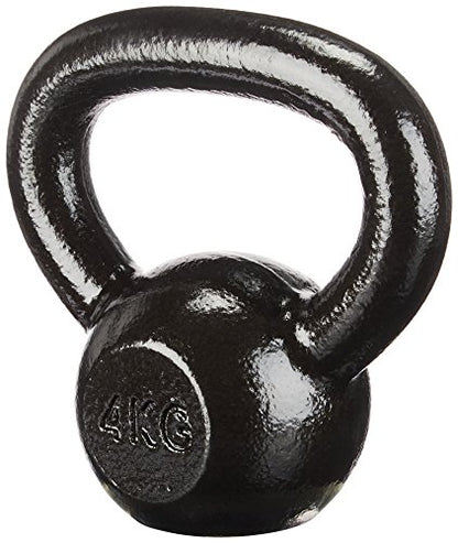 Amazon Basics - Cast Iron Kettlebell, 4 kg