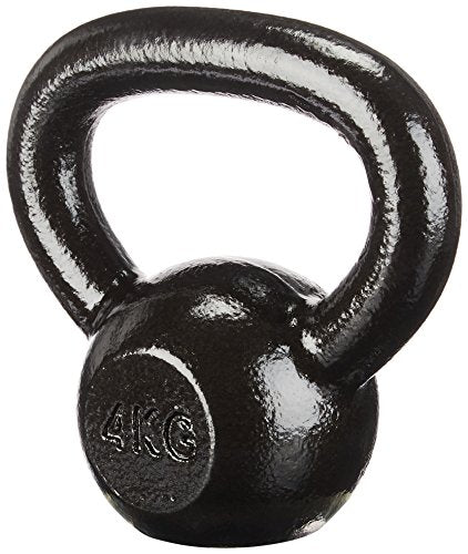 Amazon Basics - Cast Iron Kettlebell, 4 kg