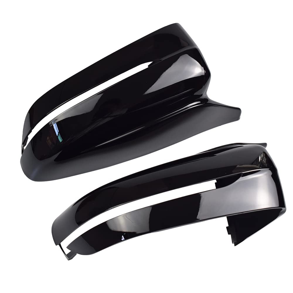 1 Pair of Mirror Caps Left Right Side Mirror Cover Caps for BMW G20 G21 G30 G31 G11 G14 G15 (Jet Black)