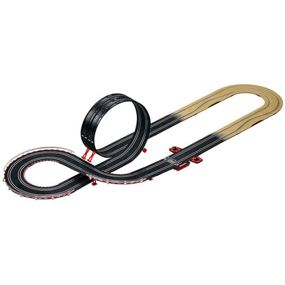 Carrera GO!!! Super Rally car racing track for adults & kids 6+ I 4.9m track with looping and remote-controlled Citroën DS 3 WRC I 2 hand controllers with turbo button I Easter gifts