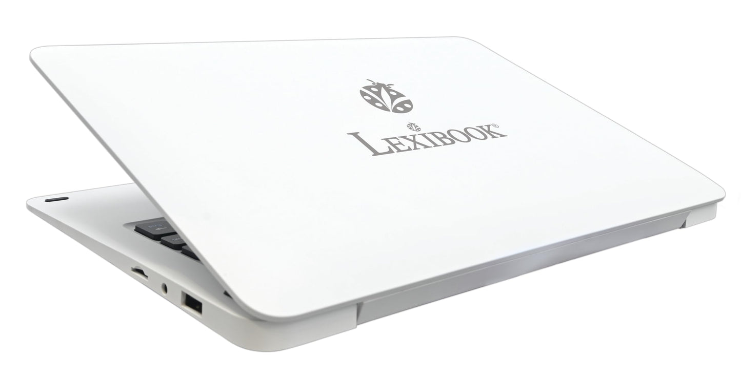 LEXIBOOK LAPTAB 10 laptop with touchscreen, designed for the whole family, educational and fun content, powered by Android, parental control, ultra-thin and lightweight (LT10ES).