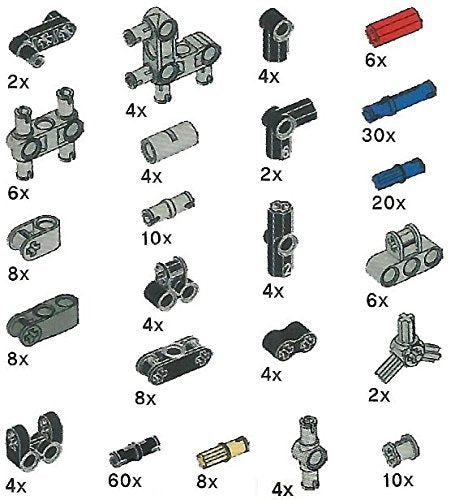 LEGO Technic Pegs, Joints, Peg-Joints Pack by LEGO