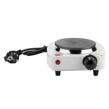 500 Watt Portable Electric Countertop Stove, Portable 500W Burner for Electric Stove Cooktop Plate Stove for Tea Coffee Kitchen Single Heating Plate Burner (EU plug)