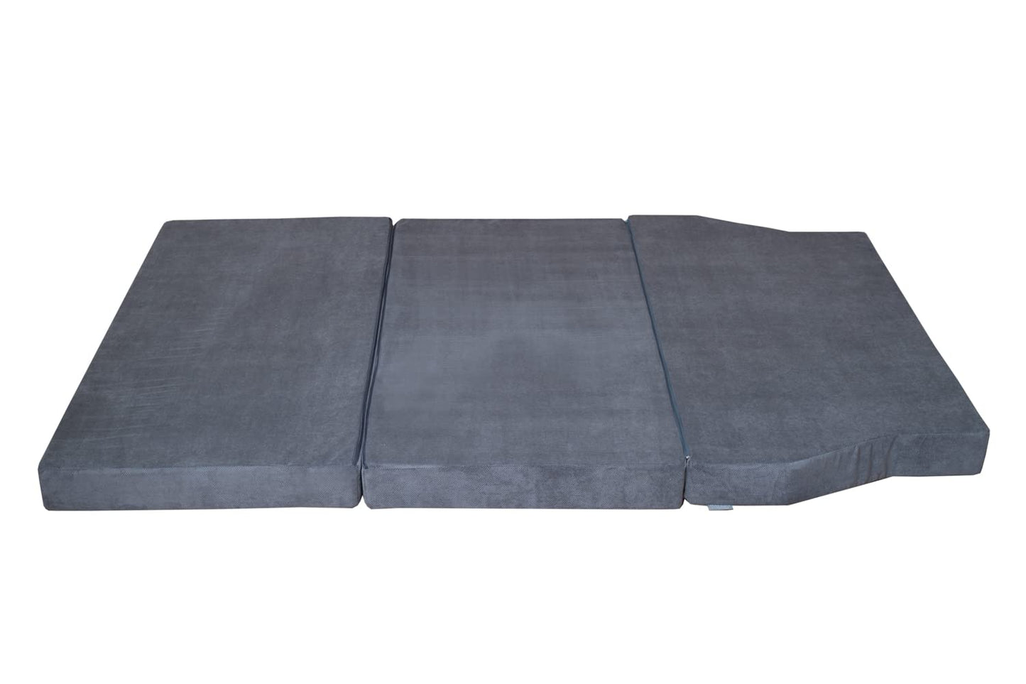 Premium sleeping pad for SpaceTourer, Traveller, Proace Verso & Zafira Live | Folding mattress 190x140x10cm, Dark Grey | Foldable mattress for bus, camping foldable mattress