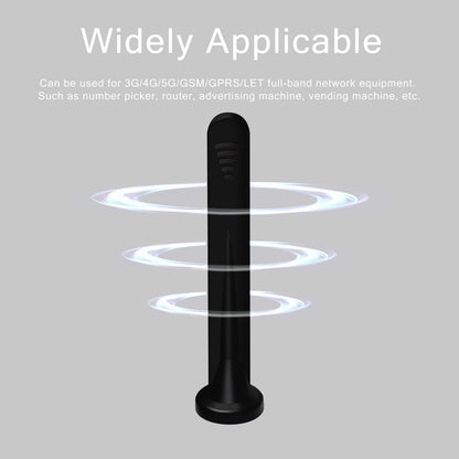 2 X 5G LTE Antenna 4G Omnidirectional Signal Booster SMA TS9 Connector 15DBI High Gain Chip External Magnetic Antenna for Indoor/Outdoor, 3G/4G/5G/GSM/GPRS Router all frequency bands Universal - 3M
