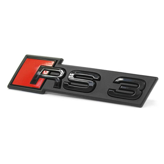 Audi 8V5853736BT94 RS3 (8V) grille emblem Blackline Black Edition Logo, black/red