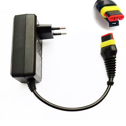 ENJOY-UNIQUE 28V 1.3A power supply adapter charger cable for robotic lawnmower compatible with Gardena R38Li R40Li R45Li R50Li R70Li R75Li R80Li 2016+, Sileno City/Life/Minimo 2018+, McCulloch Rob R600 R800 R1000