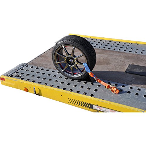 4 pieces of tie-down straps 35 mm for car transport for securing the wheels 1000/2000 daN