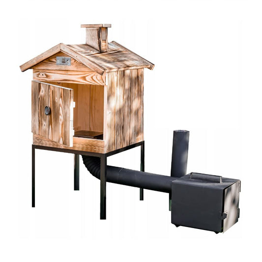 Smokehouse wood impregnated smoker cabinet garden 50 x 50 x 70 cm.