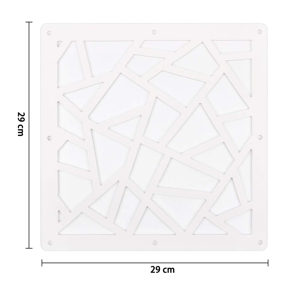 Y-Step Hanging Room Divider, Folding Screen, Hanging Panel for Home, Hotel, Office, Bar, Decor, 12 Pieces Pattern A