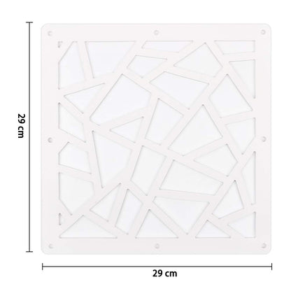 Y-Step Hanging Room Divider, Folding Screen, Hanging Panel for Home, Hotel, Office, Bar, Decor, 12 Pieces Pattern A