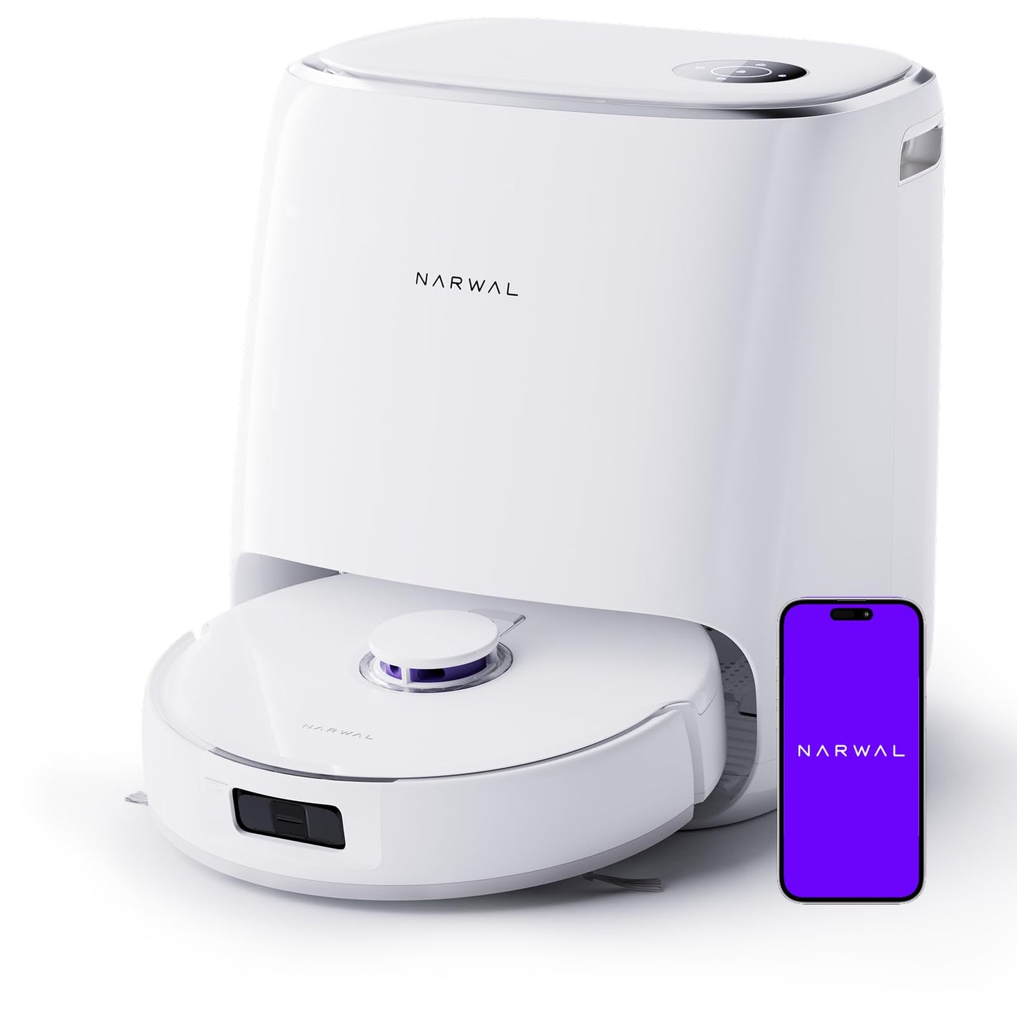 Narwal Freo X Ultra Robot Vacuum with Mop Function, Self-Cleaning Mop Robot with 8,200 Pa Suction Power, All-in-One Station, Tangle-Free, DirtSense, 3D Structure Light, Dust Storage