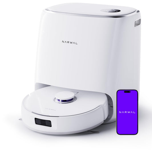 Narwal Freo X Ultra Robot Vacuum with Mop Function, Self-Cleaning Mop Robot with 8,200 Pa Suction Power, All-in-One Station, Tangle-Free, DirtSense, 3D Structure Light, Dust Storage