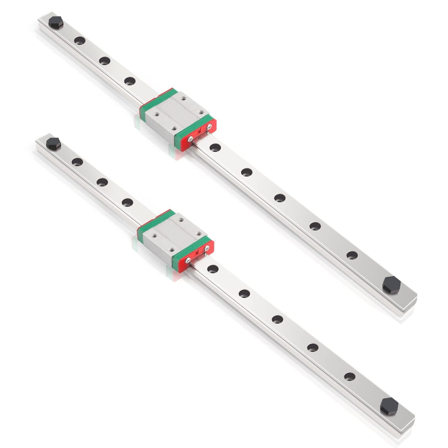 iMetrx MGN12H 500MM linear guide rail MGN12 for 3D printers and CNC machines (2 Pack)