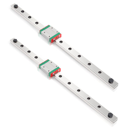 iMetrx MGN12H 500MM linear guide rail MGN12 for 3D printers and CNC machines (2 Pack)