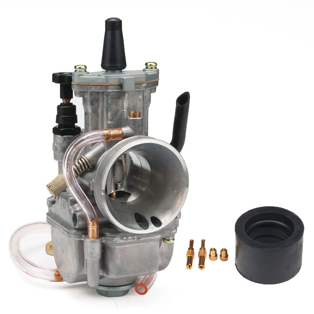 30mm carburetor, Power Jet motorcycle carburetor for dirt bikes, motocross motorcycles, go-karts, scooters, quads, and ATVs.