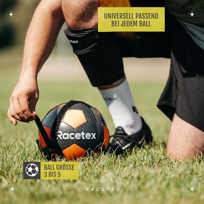 Racetex soccer trainer with cord [ADJUSTABLE LENGTH] - The perfect training tool for soccer players - Soccer trainer accessory for club players - Soccer training belt gift idea
