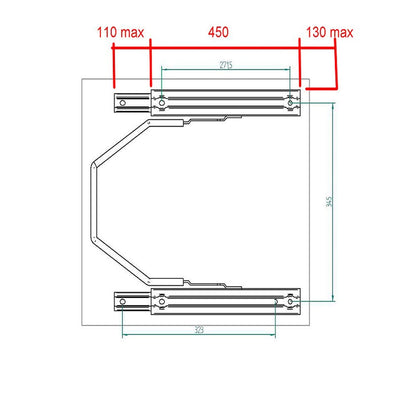 Sparco sport seats slider - universal