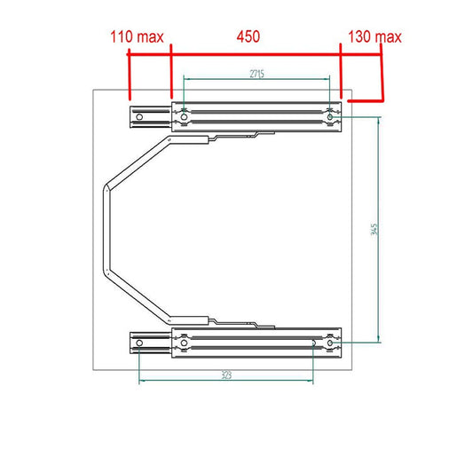 Sparco sport seats slider - universal