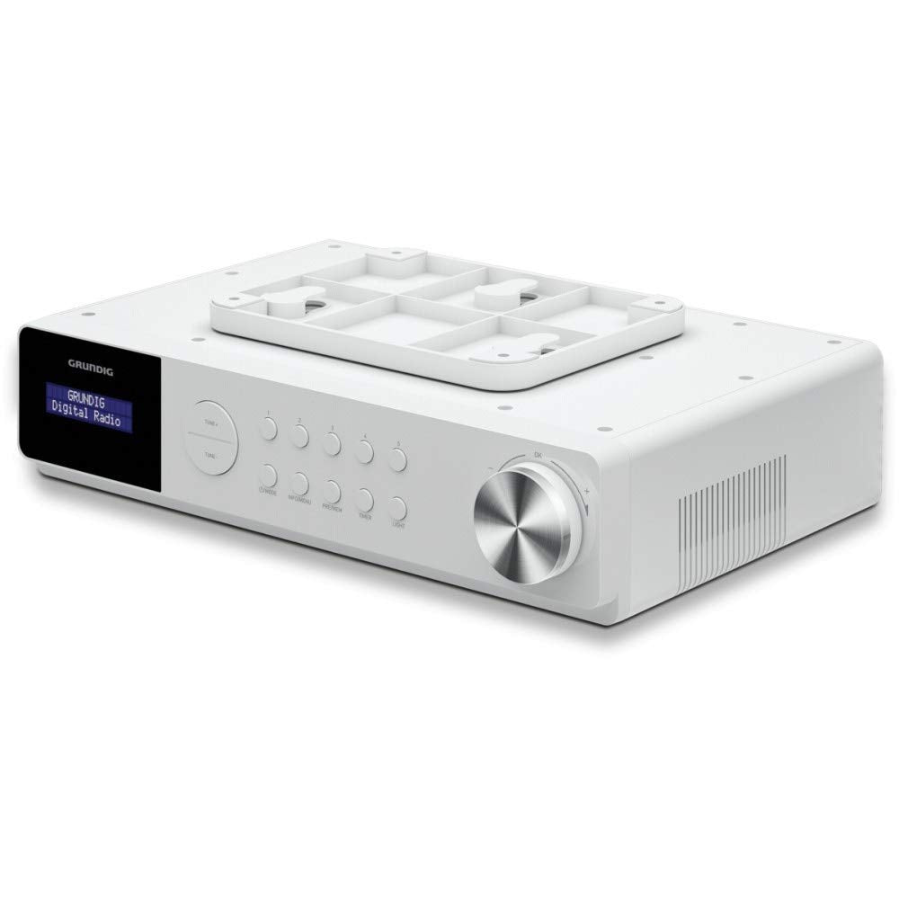 Grundig DKR 1000 BT DAB+ kitchen radio with Bluetooth and DAB+ reception White.