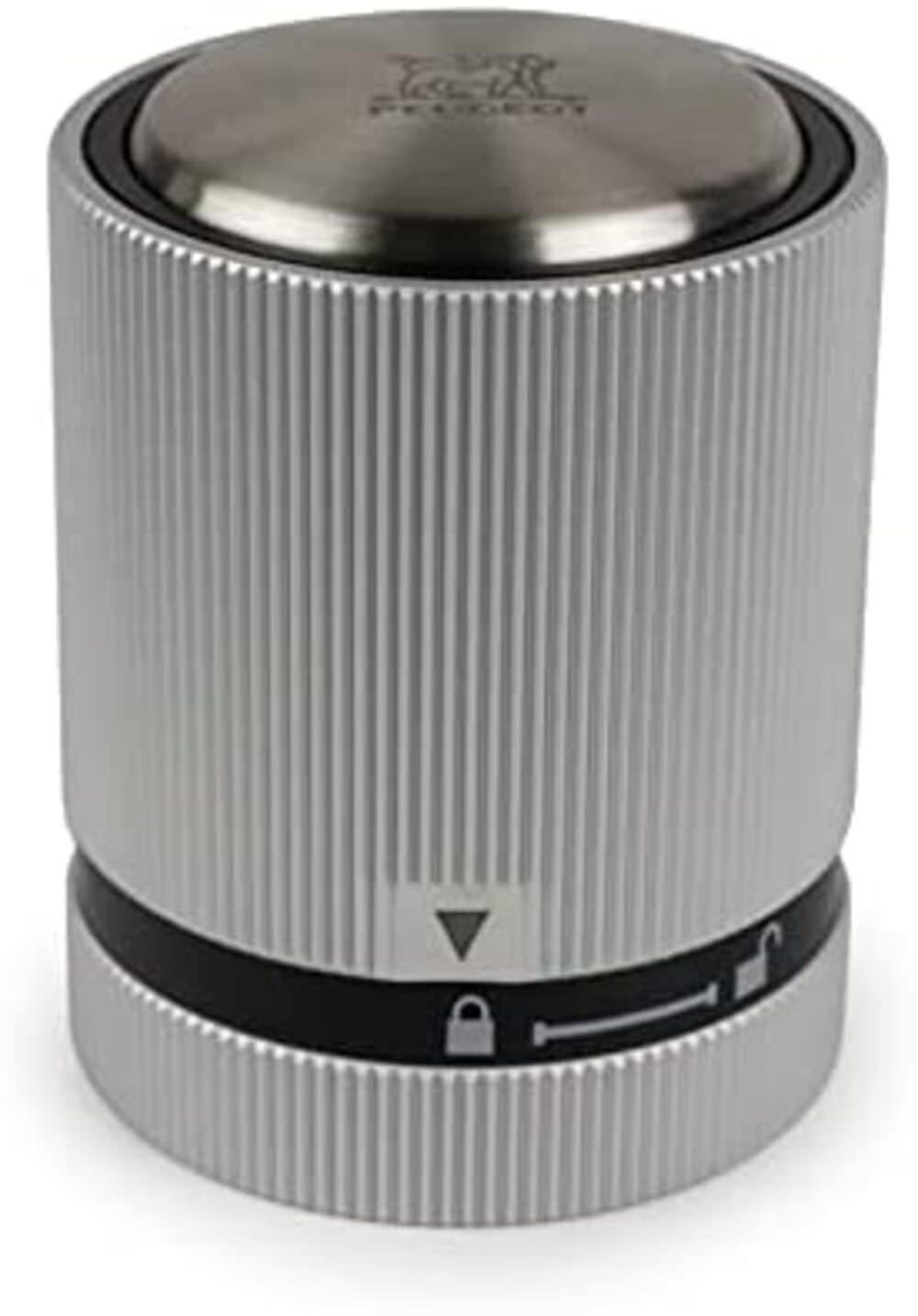 PEUGEOT - Line - Champagne stopper - For airtight sealing and preserving opened sparkling wine bottles - 5 year warranty - Wine gift - Aluminum color