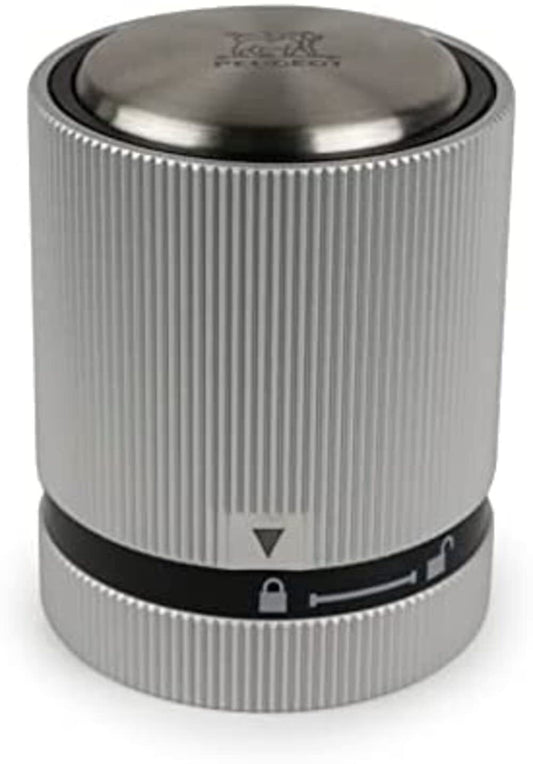 PEUGEOT - Line - Champagne stopper - For airtight sealing and preserving opened sparkling wine bottles - 5 year warranty - Wine gift - Aluminum color