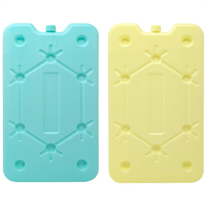 com-four® 4X Extra flat cooling pack - Space-saving and ideal for cool box and cooler bag - Large cooling element (4 pieces - medium)