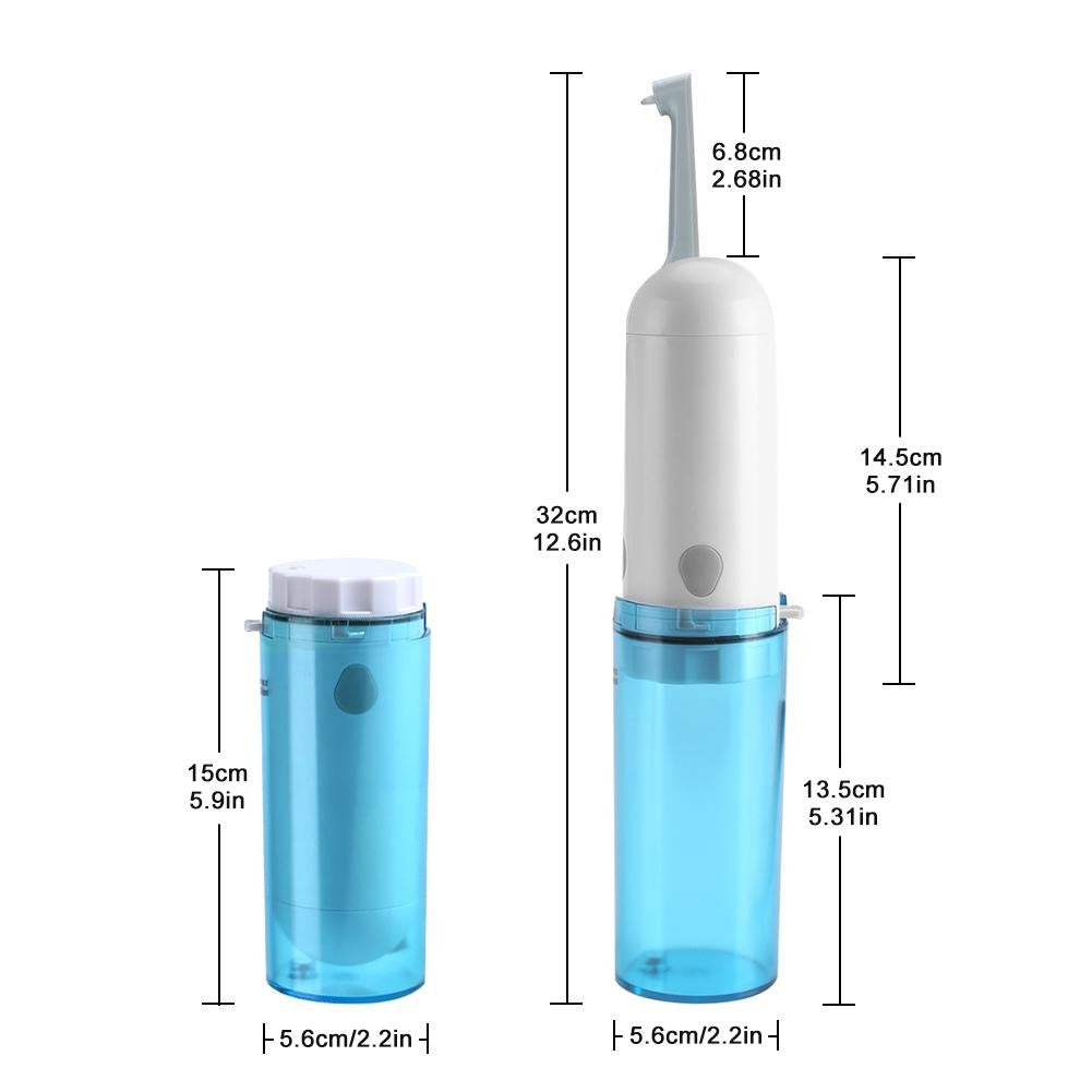 MAGT Electric Bidet Spray Device, USB Charger Toilet Bidets Portable Electric Travel Bidet Bathroom Handy Travel Bidet Kit (Blue)