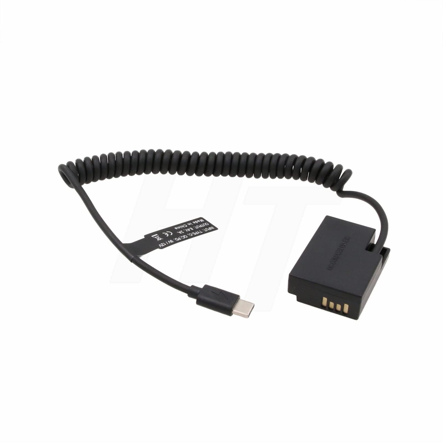 HangTon USB C to LP-E17 Dummy Battery for Canon EOS R8 T6s T6i T7i 8000D X8i SL2 Camera 9V/12V PD DR-E18